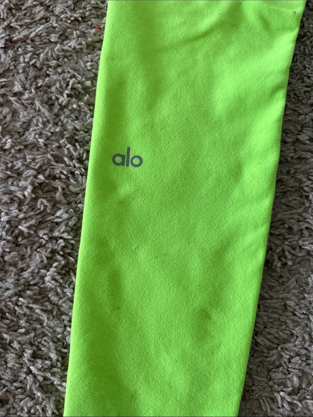 Woman’s 7/8' High-Waist Neon Green Active Leggings